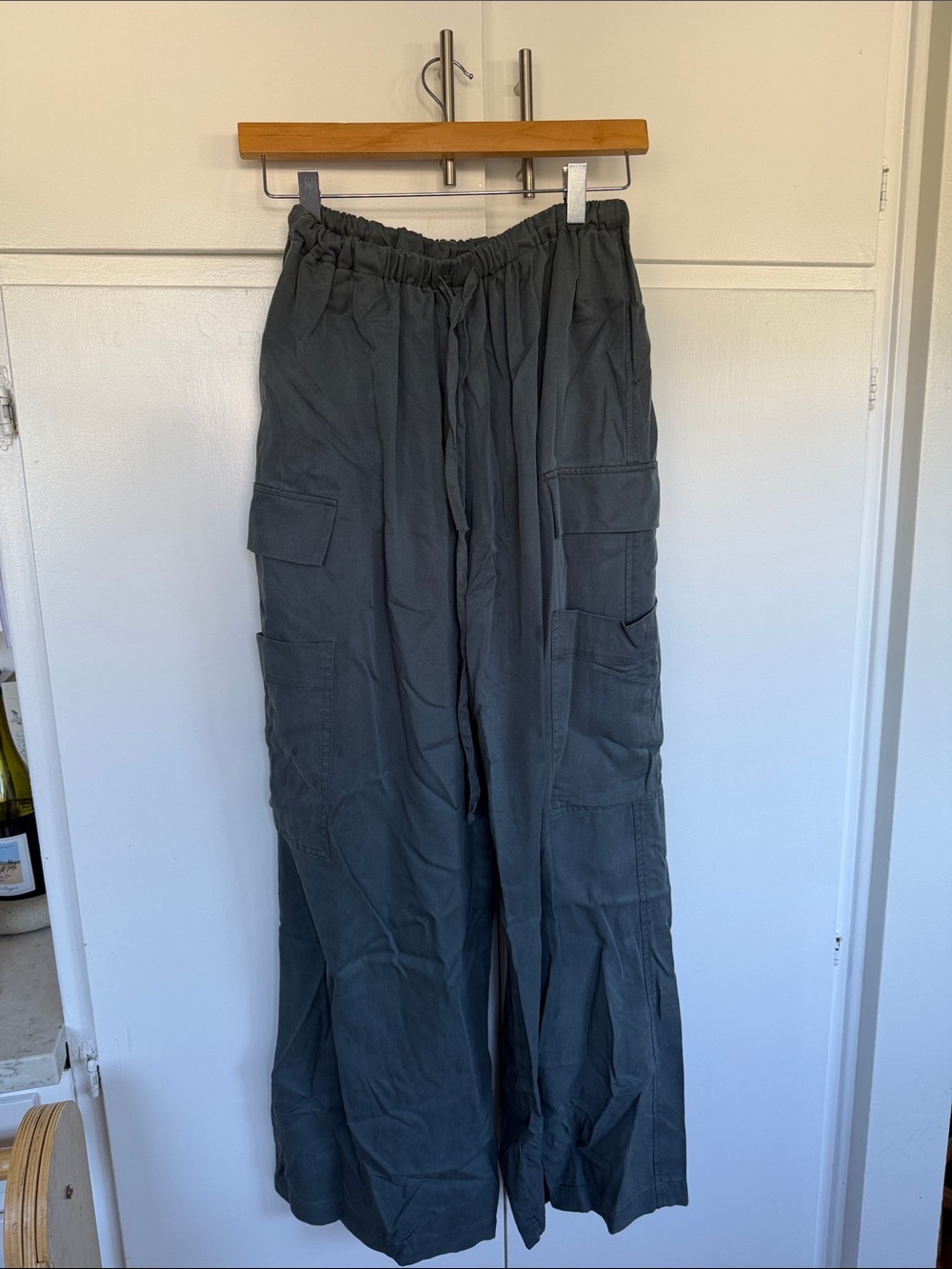 Reformation Wide-Leg Cargo Trousers